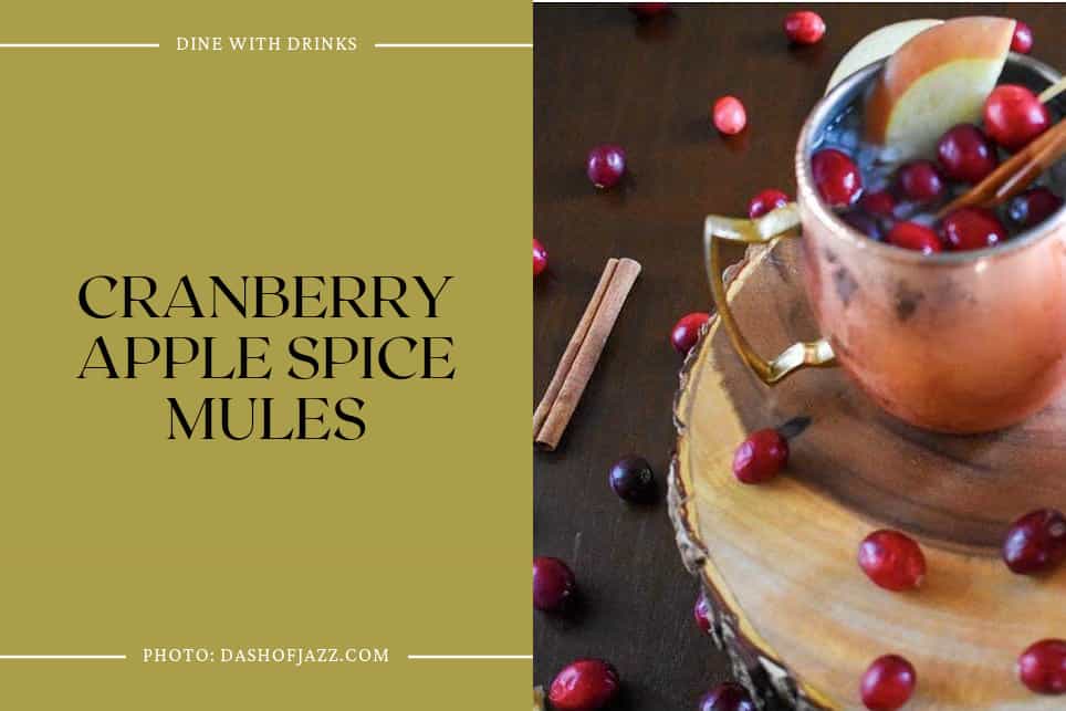 Cranberry Apple Spice Mules