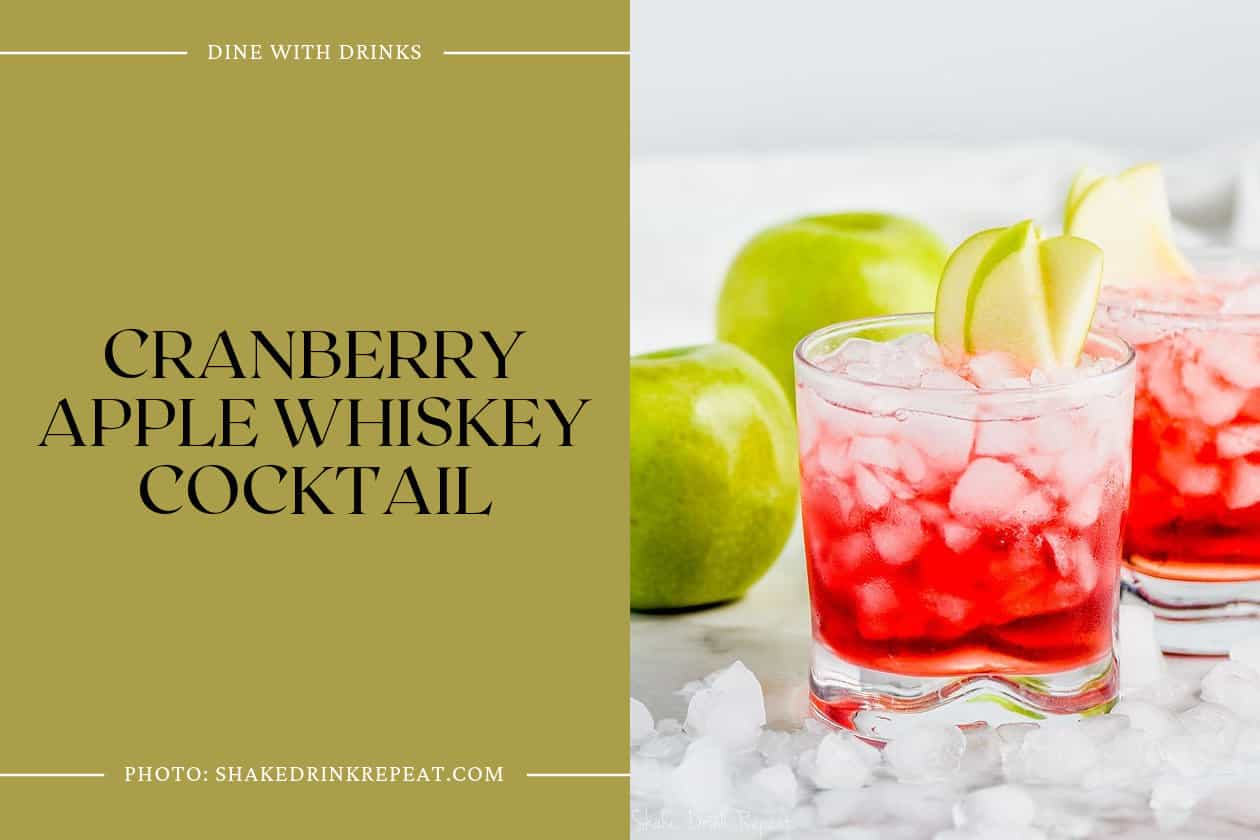 Cranberry Apple Whiskey Cocktail
