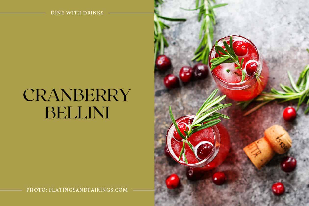 Cranberry Bellini