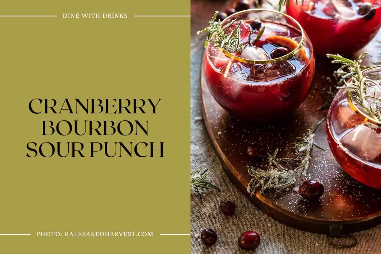 Cranberry Bourbon Sour Punch