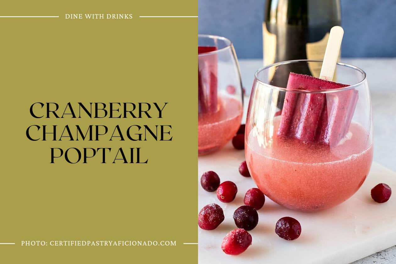 Cranberry Champagne Poptail