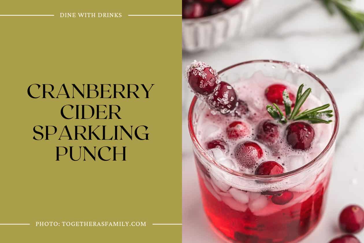 Cranberry Cider Sparkling Punch