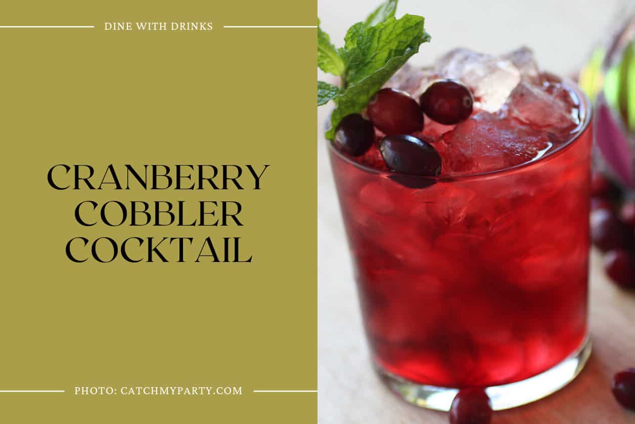 Cranberry Cobbler Cocktail