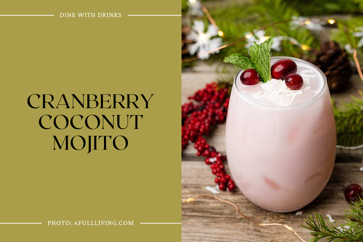 Cranberry Coconut Mojito