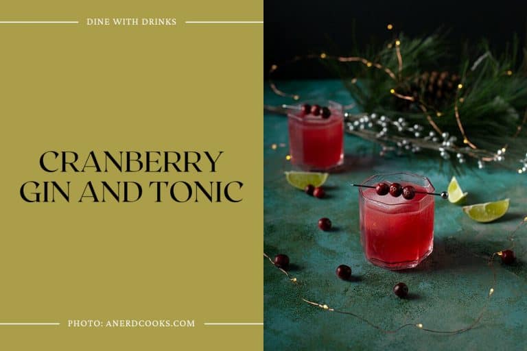 22 Cranberry Gin Cocktails To Shake Up Your Holiday Season DineWithDrinks
