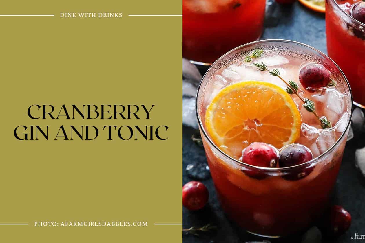 Cranberry Gin And Tonic