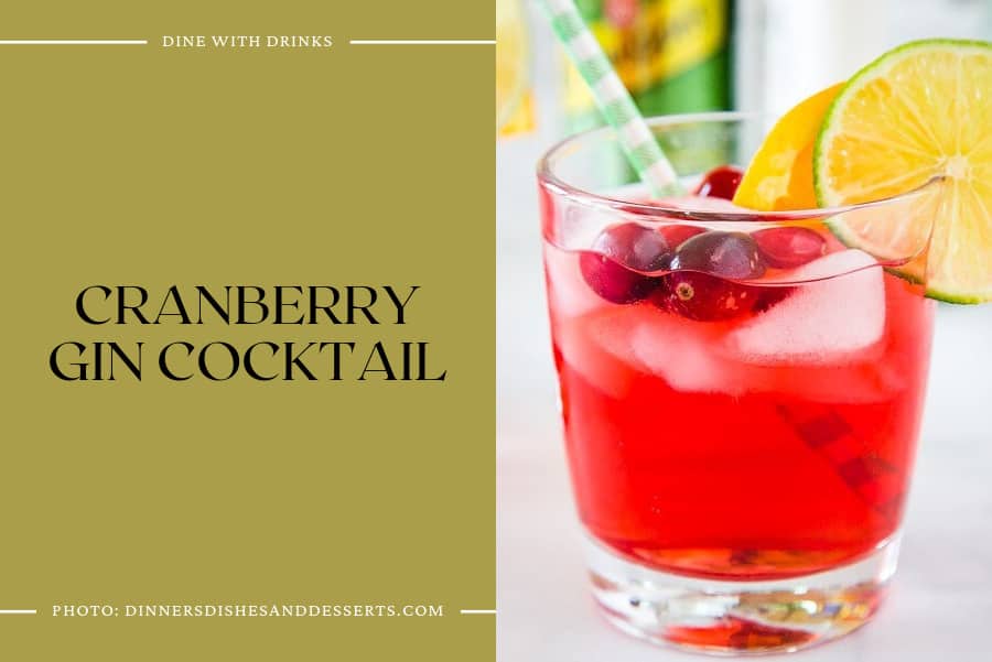 Cranberry Gin Cocktail