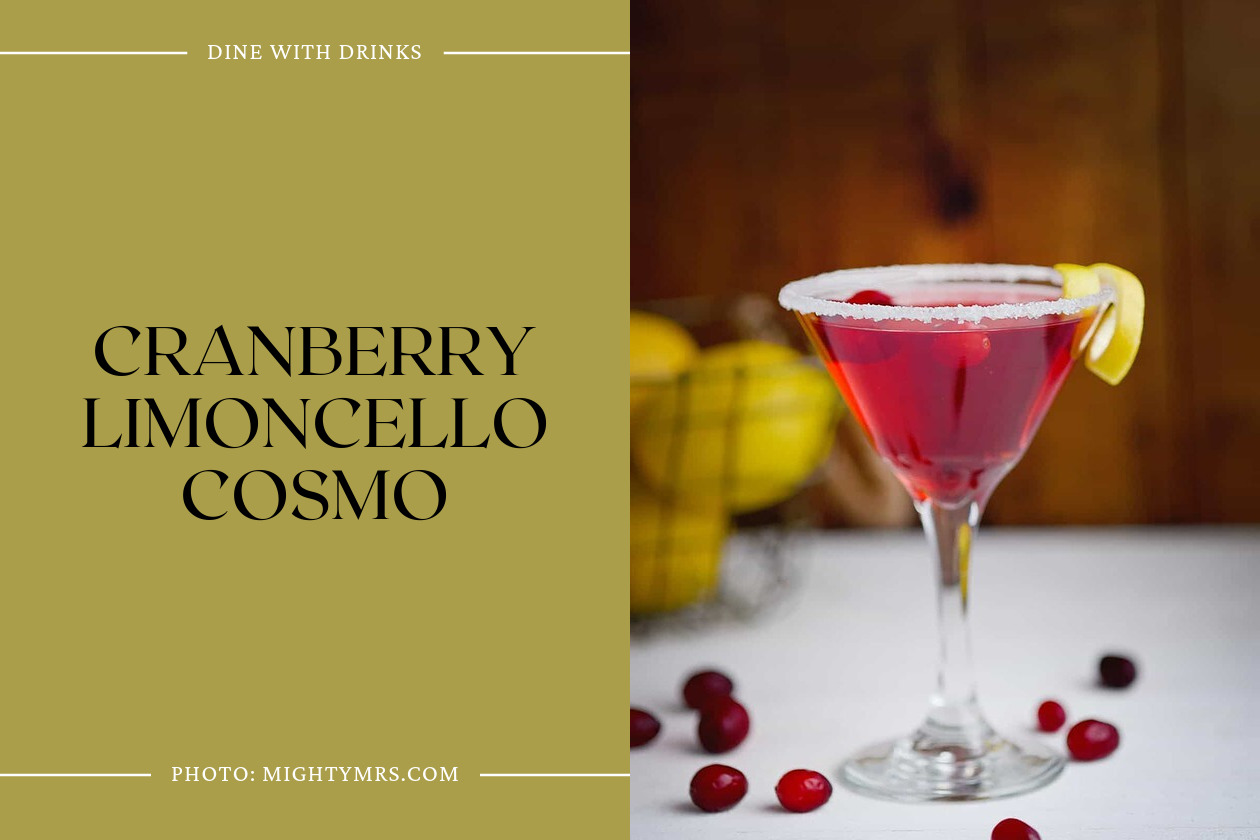 Cranberry Limoncello Cosmo