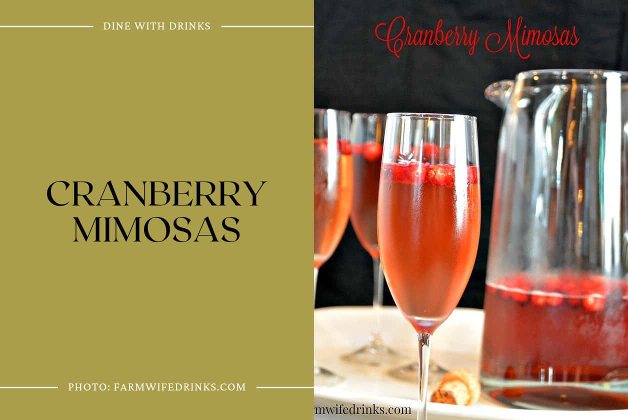Cranberry Mimosas