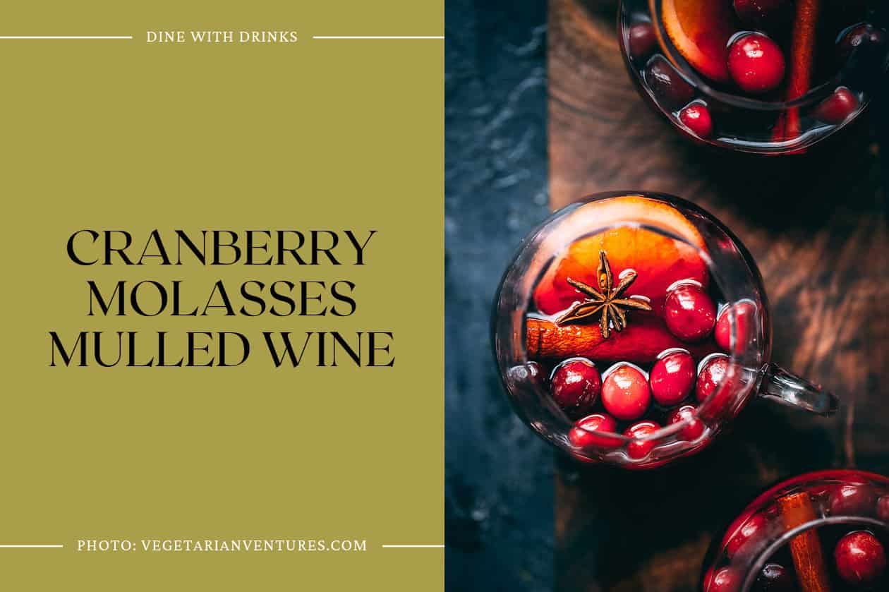 Cranberry Molasses Mulled Wine