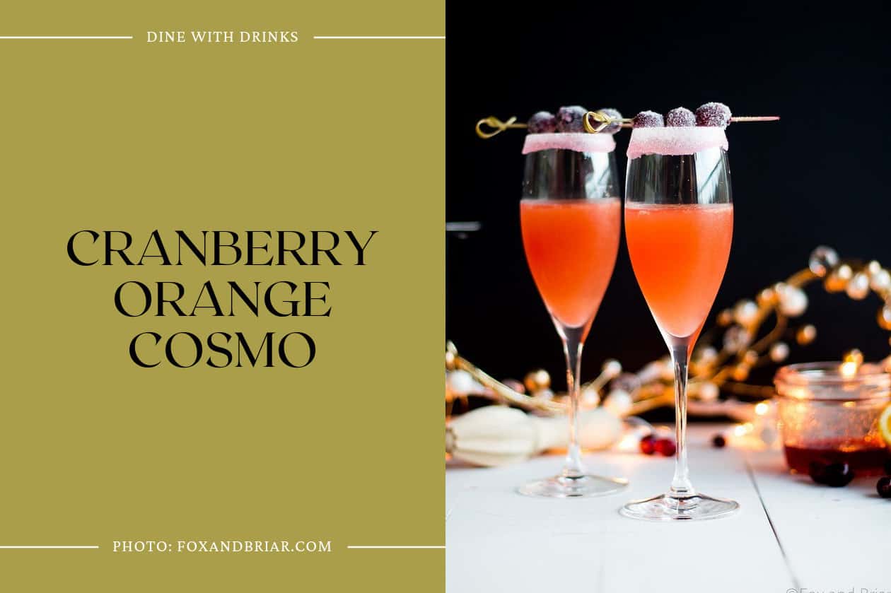 Cranberry Orange Cosmo