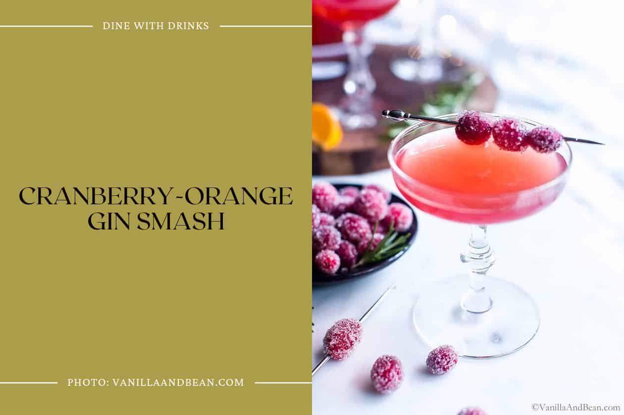 Cranberry-Orange Gin Smash