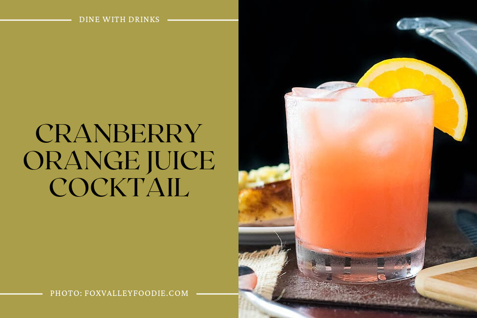 Cranberry Orange Juice Cocktail