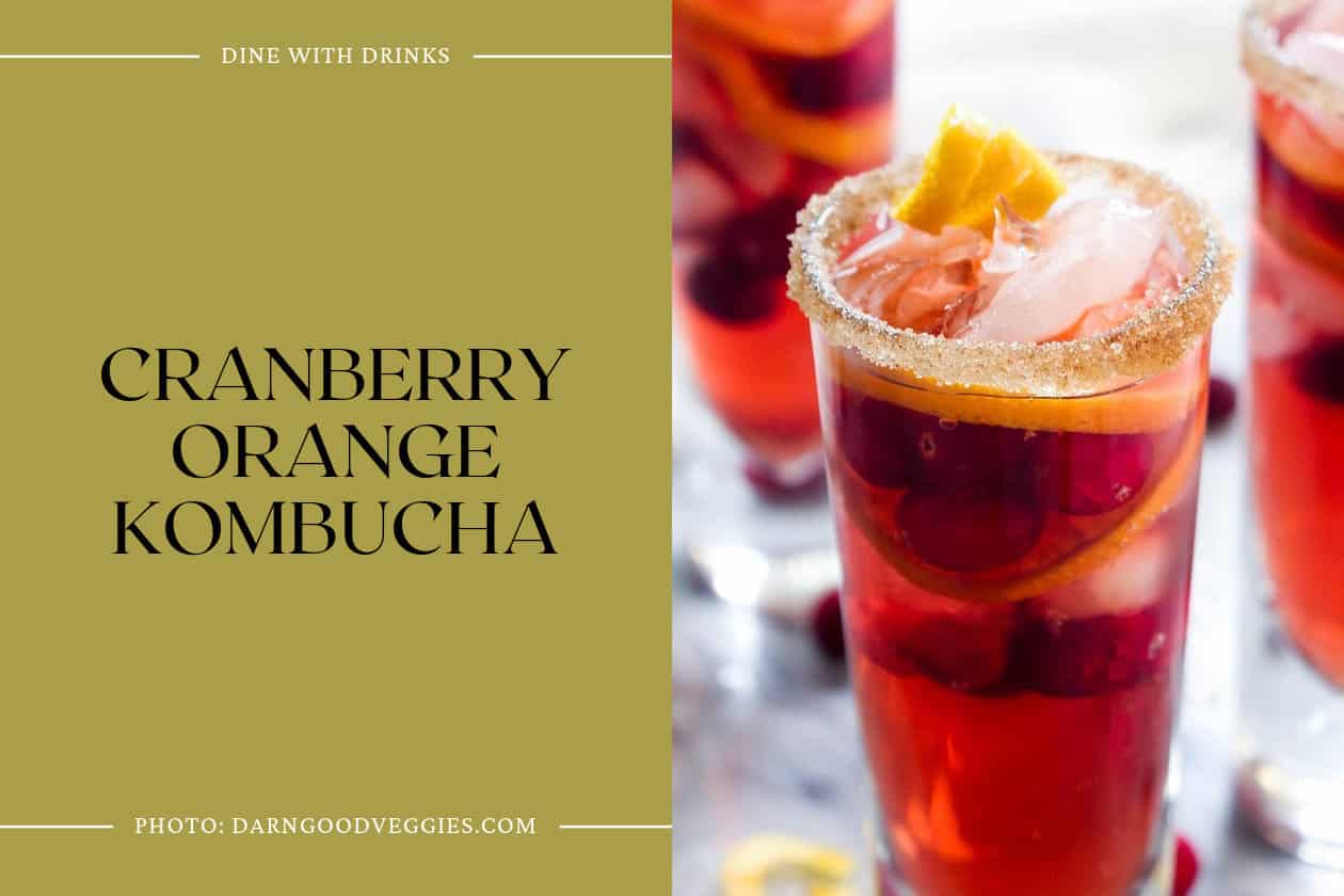 Cranberry Orange Kombucha