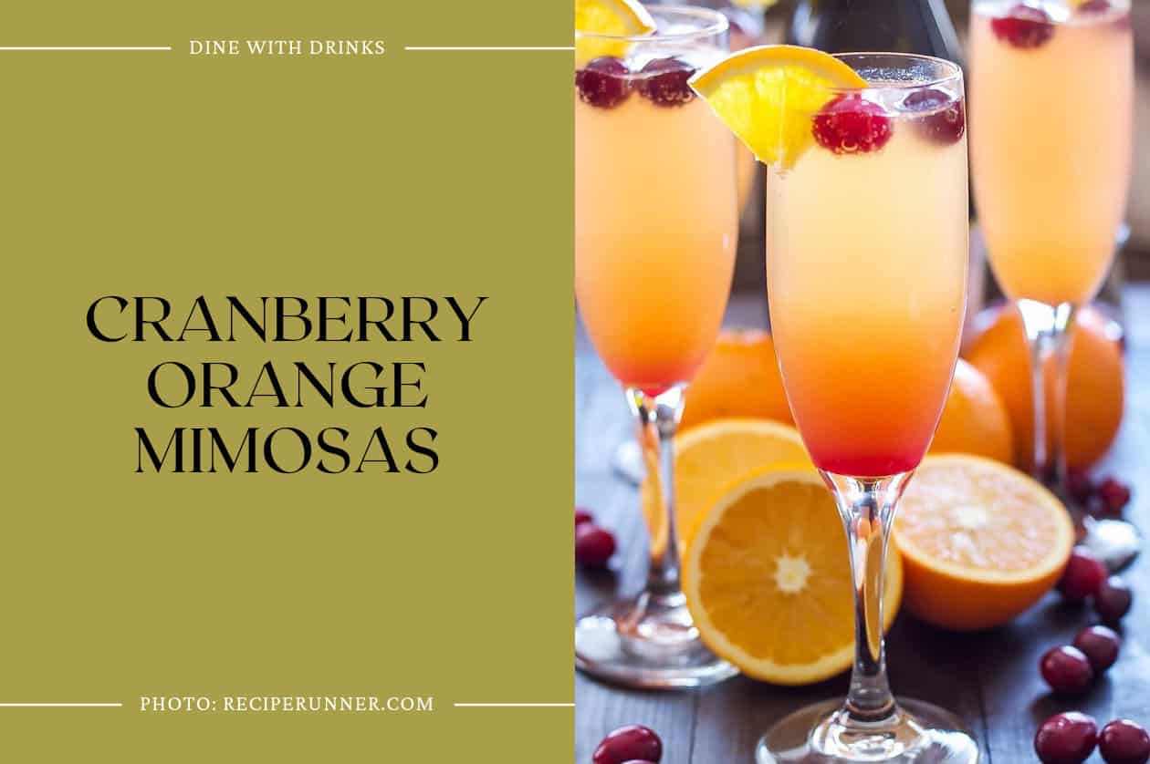 Cranberry Orange Mimosas