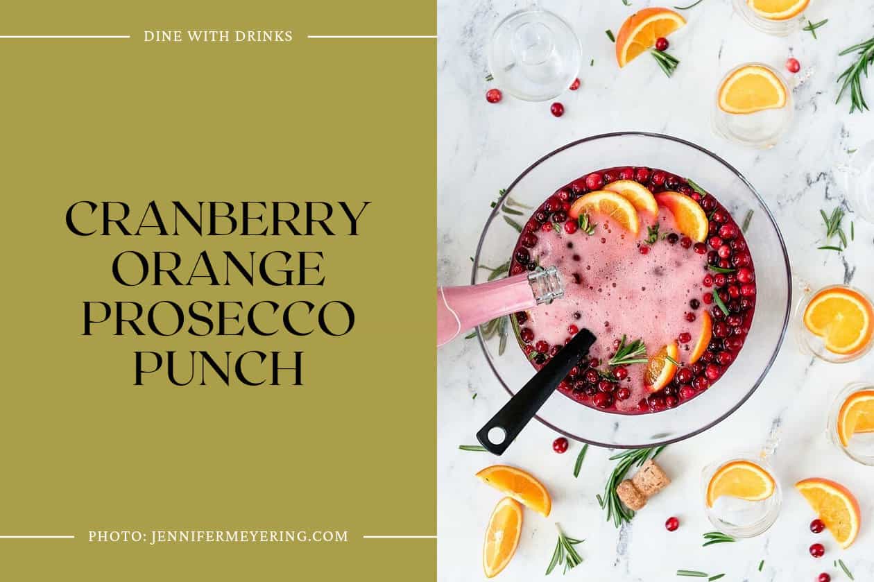 Cranberry Orange Prosecco Punch