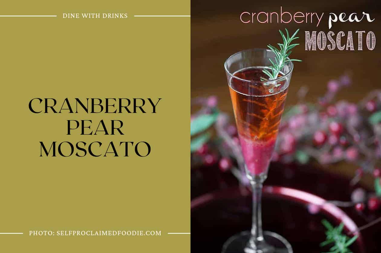 Cranberry Pear Moscato
