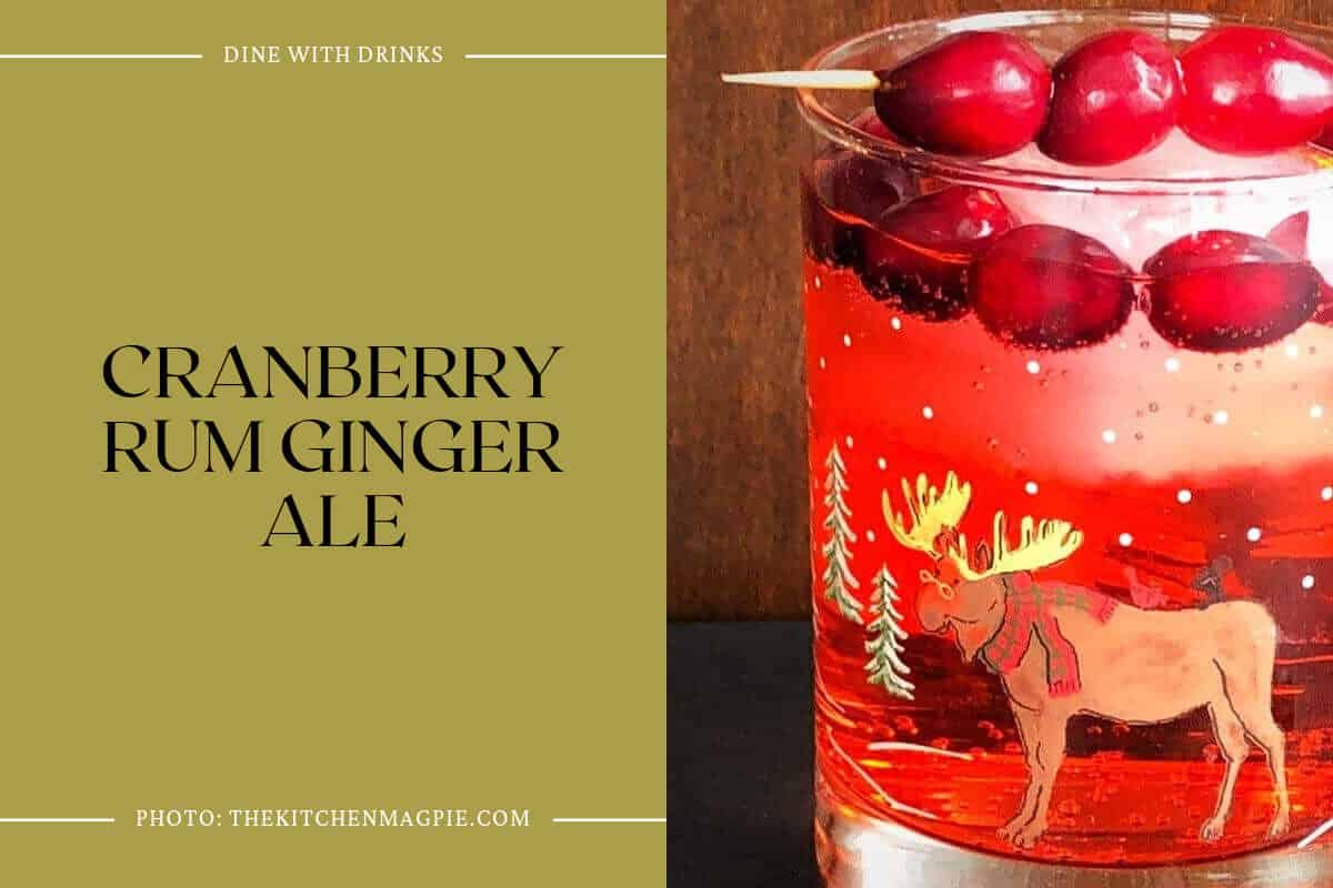 Cranberry Rum Ginger Ale