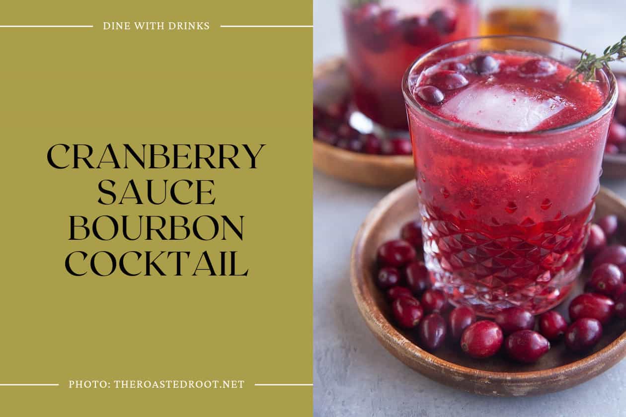 Cranberry Sauce Bourbon Cocktail