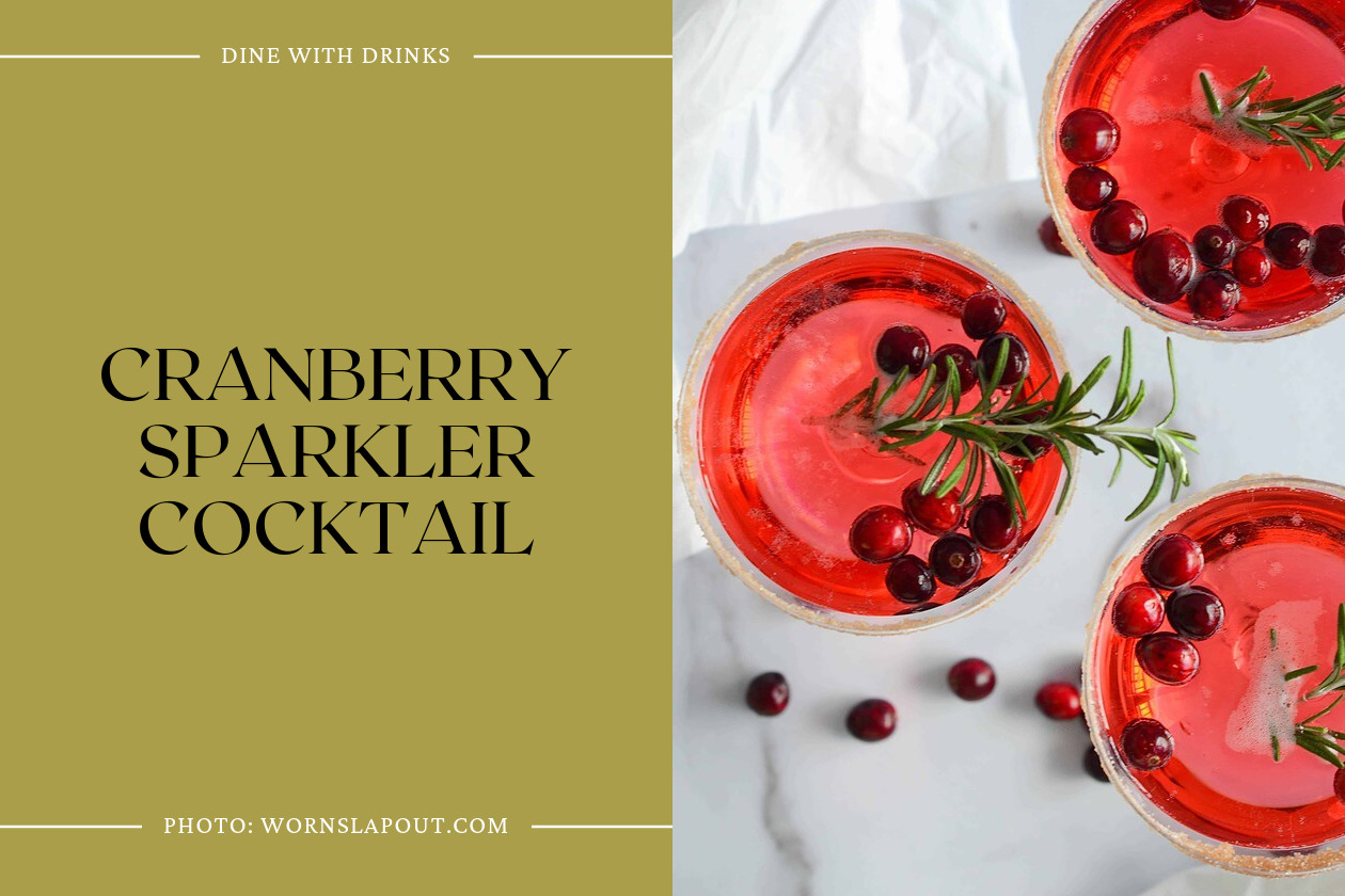 Cranberry Sparkler Cocktail
