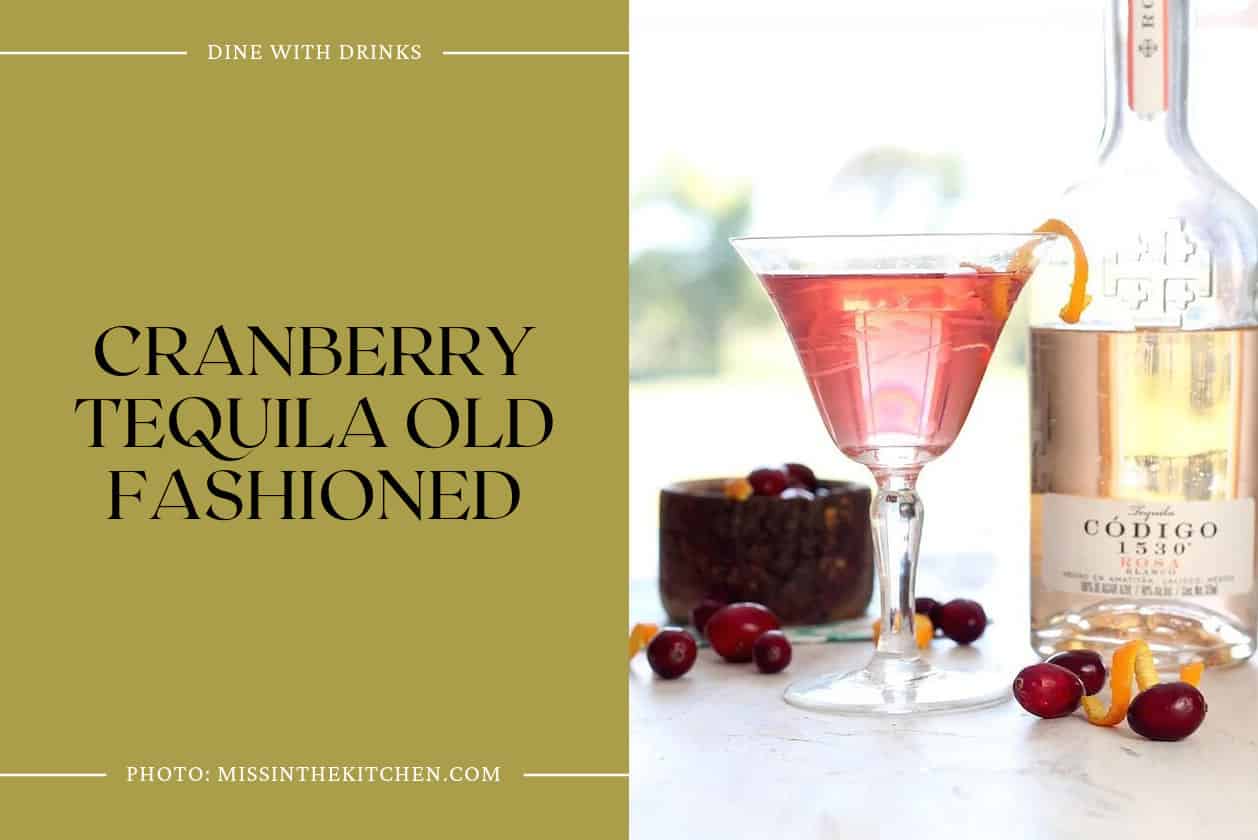 Cranberry Tequila Old Fashioned