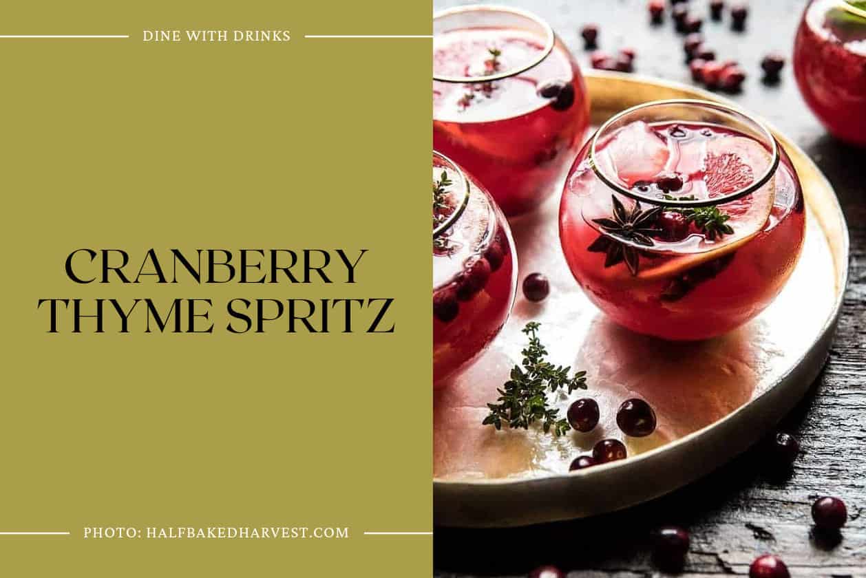 Cranberry Thyme Spritz