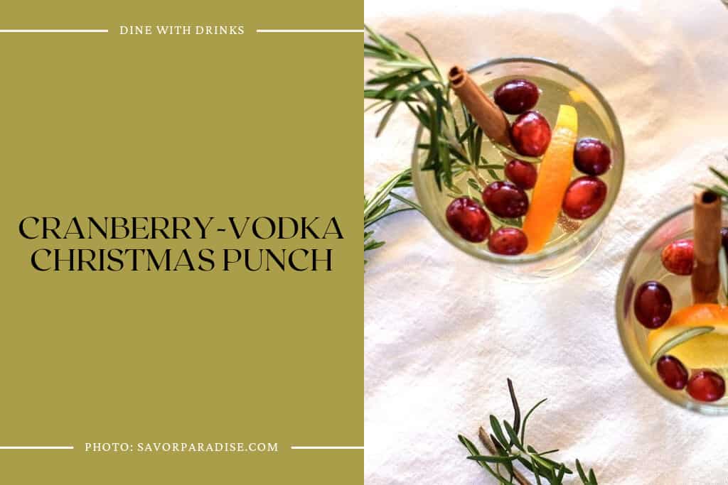 Cranberry-Vodka Christmas Punch