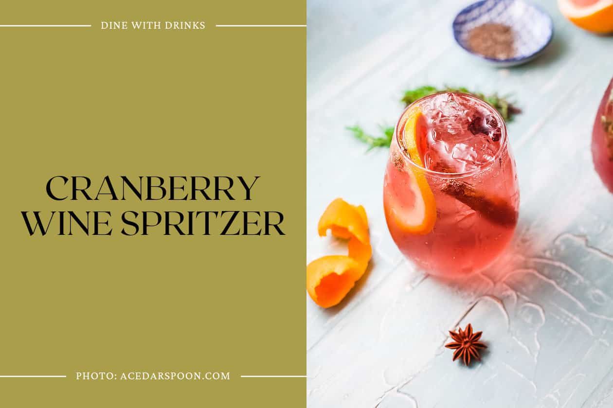 Cranberry Wine Spritzer