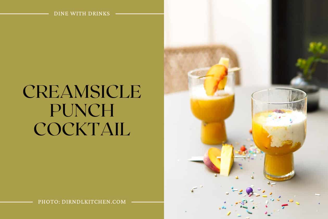 Creamsicle Punch Cocktail