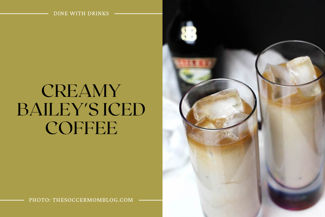 Creamy Bailey's Iced Coffee