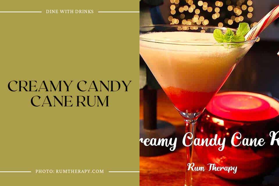 Creamy Candy Cane Rum