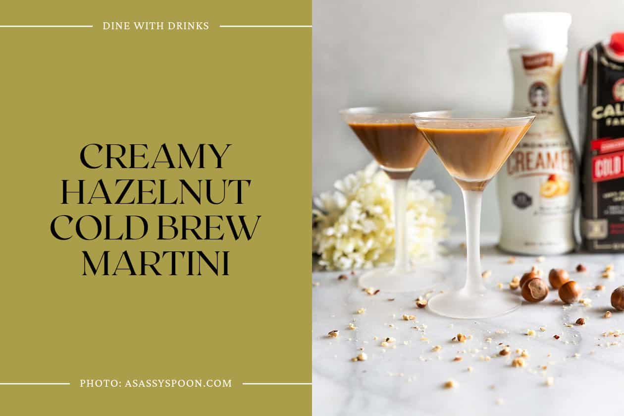 Creamy Hazelnut Cold Brew Martini
