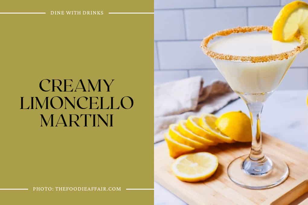 Creamy Limoncello Martini