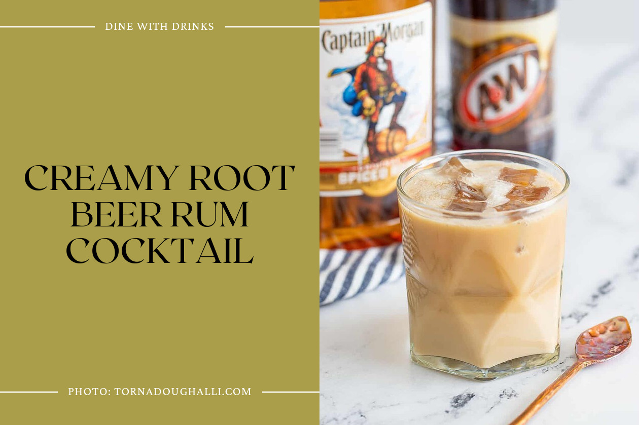 Creamy Root Beer Rum Cocktail