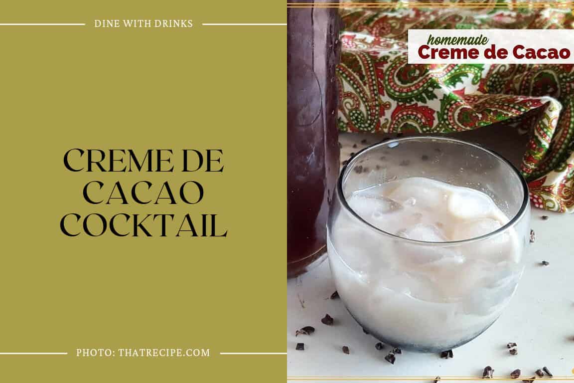 Creme De Cacao Cocktail