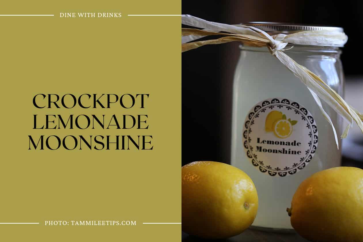 Crockpot Lemonade Moonshine