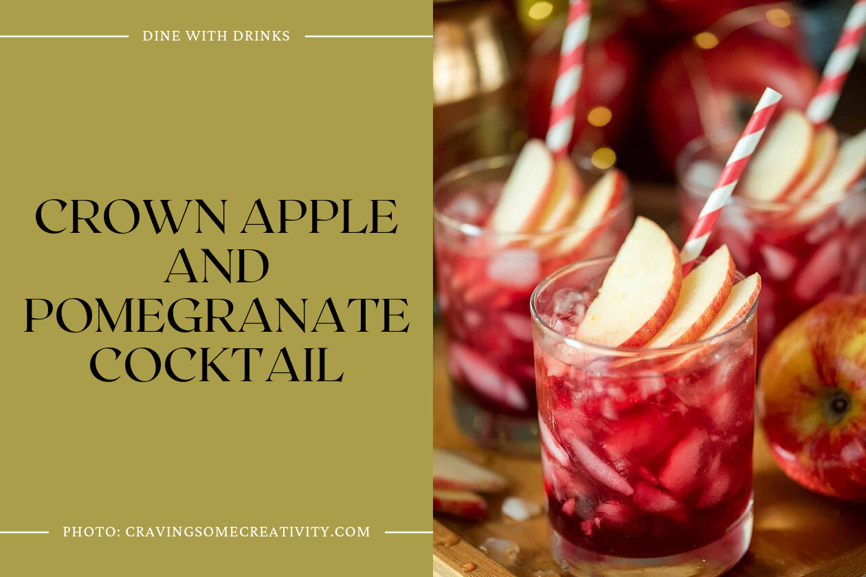 Crown Apple And Pomegranate Cocktail