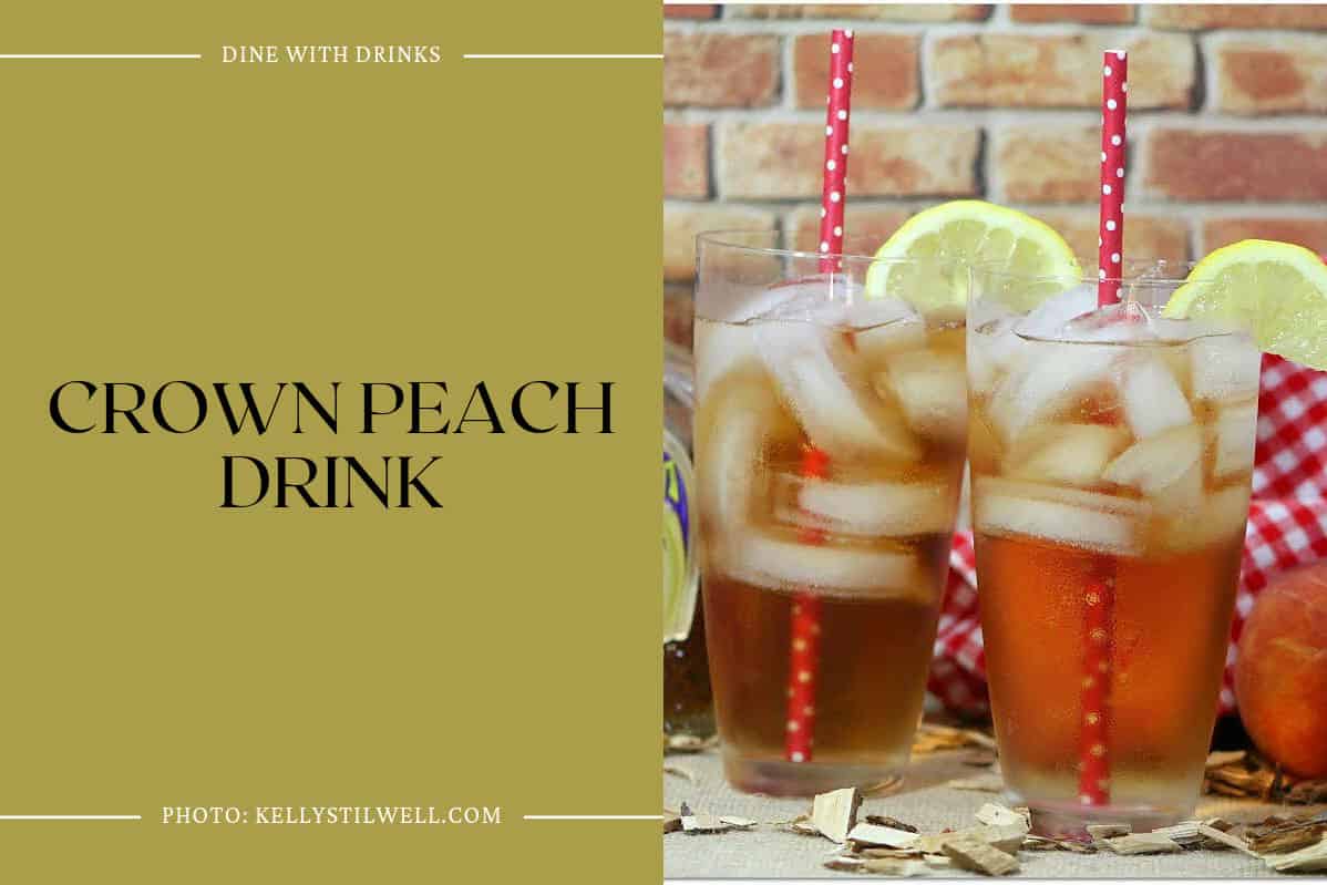Crown Peach Drink