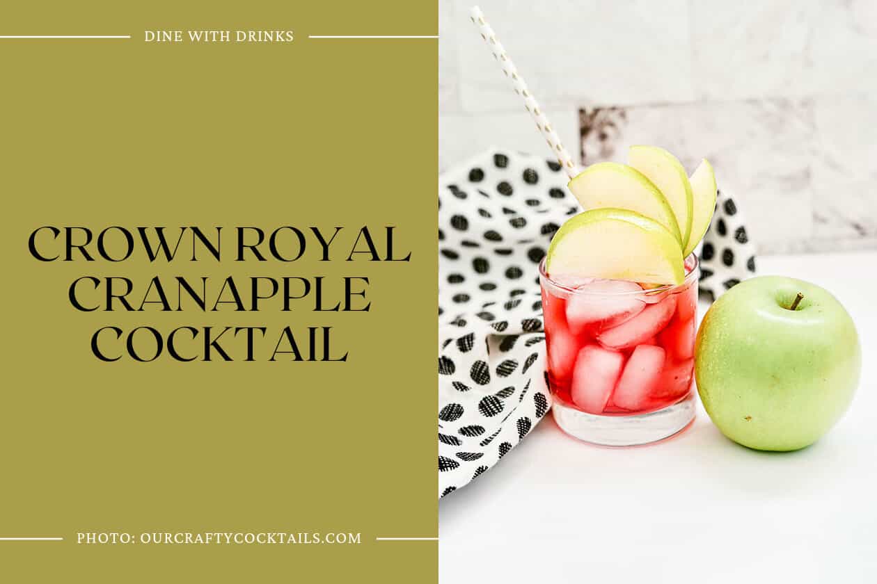 Crown Royal Cranapple Cocktail