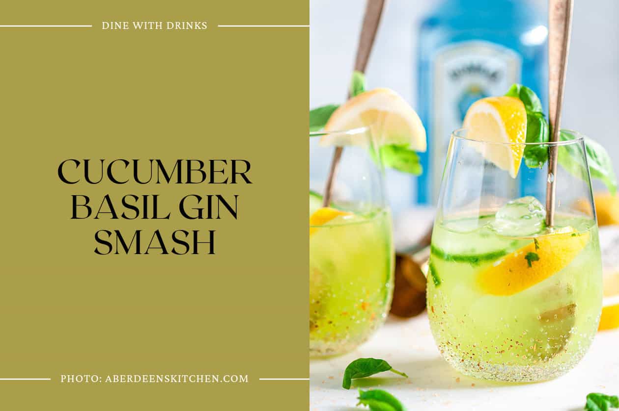 Cucumber Basil Gin Smash