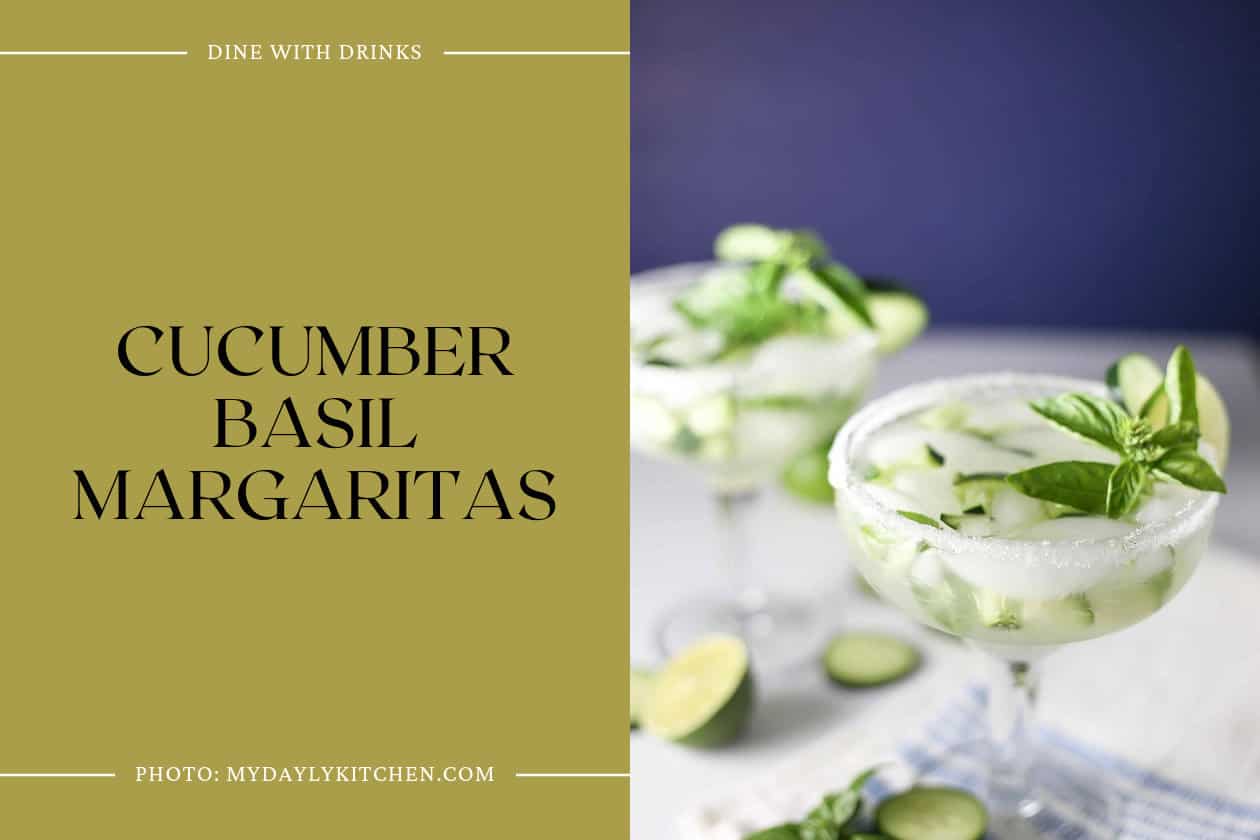 Cucumber Basil Margaritas