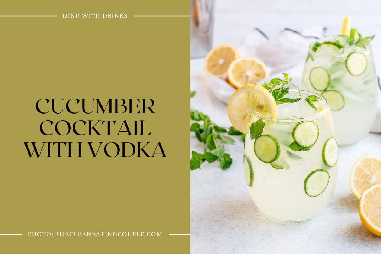 Cucumber Cocktail With Vodka