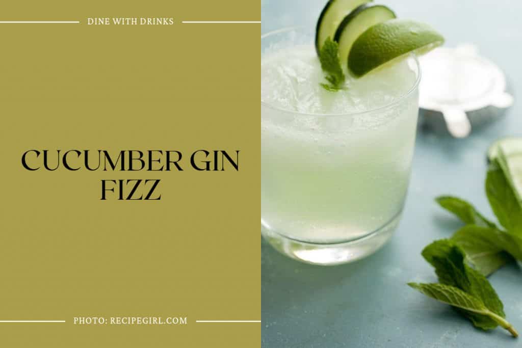 28 Best Gin and Cucumber Cocktails DineWithDrinks