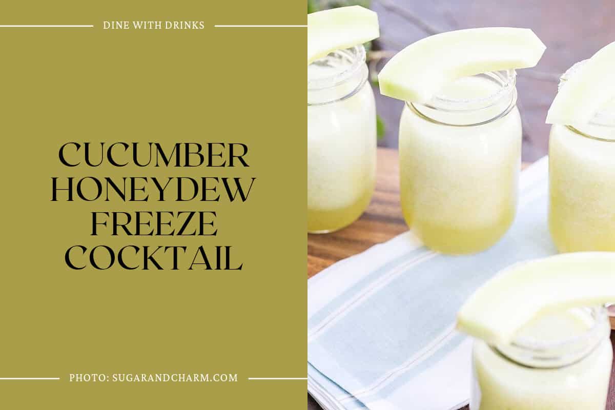 Cucumber Honeydew Freeze Cocktail
