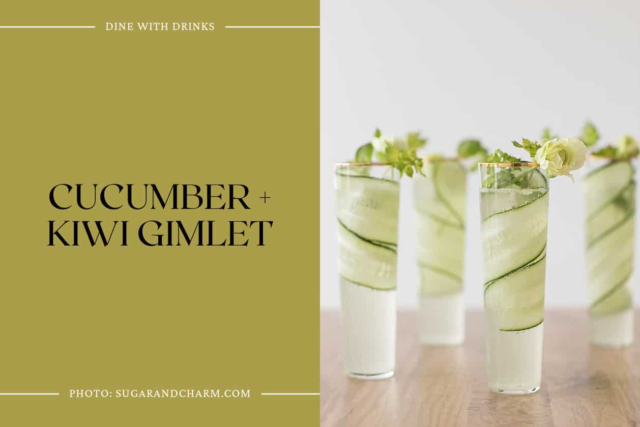 Cucumber + Kiwi Gimlet