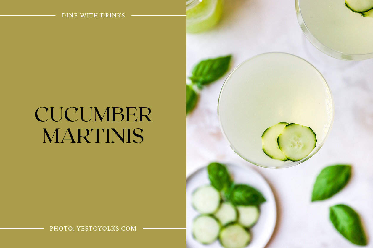Cucumber Martinis