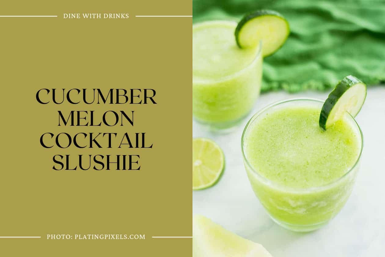Cucumber Melon Cocktail Slushie