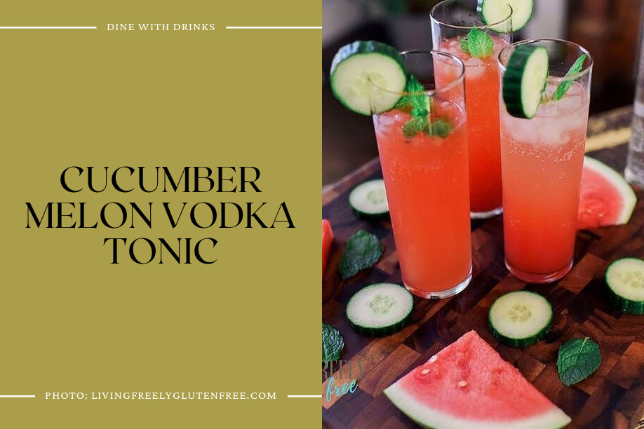 Cucumber Melon Vodka Tonic