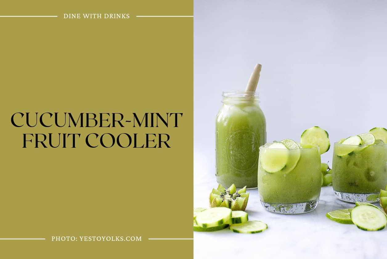 Cucumber-Mint Fruit Cooler