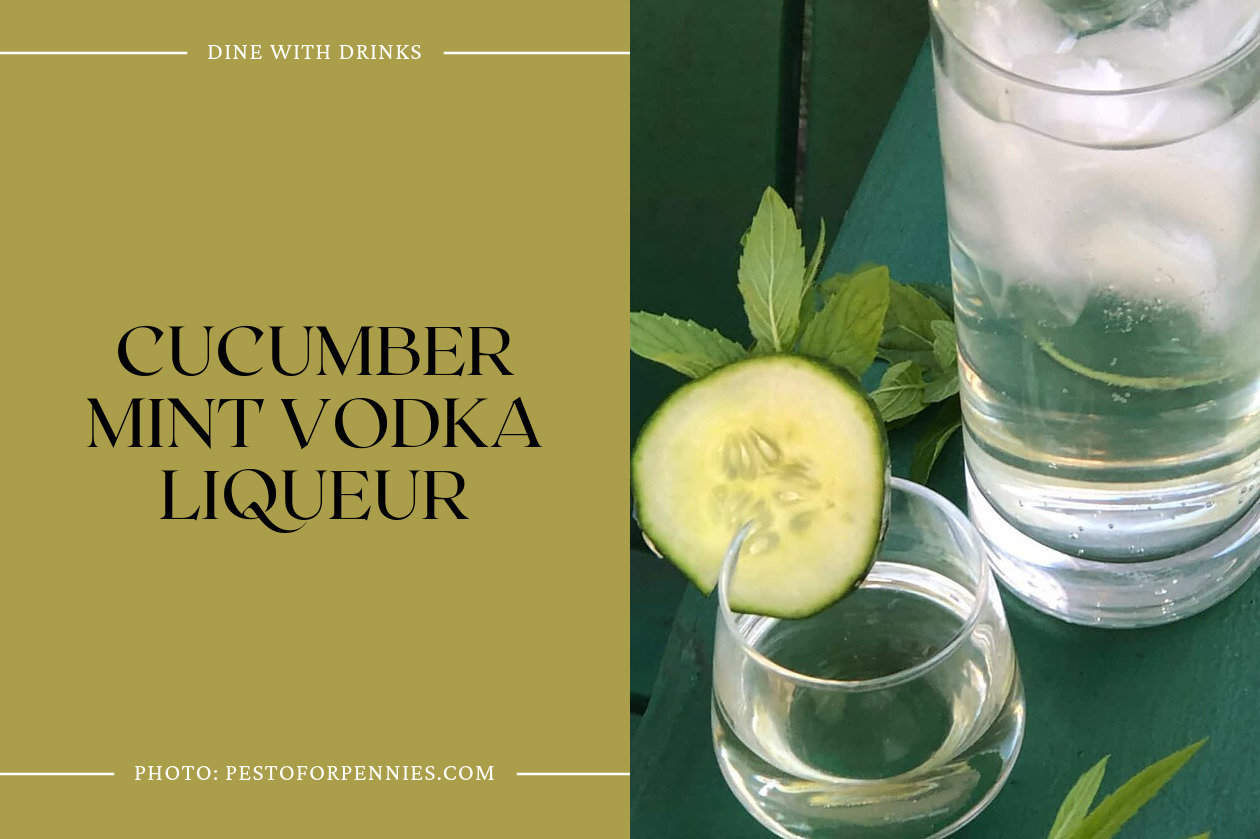 Cucumber Mint Vodka Liqueur